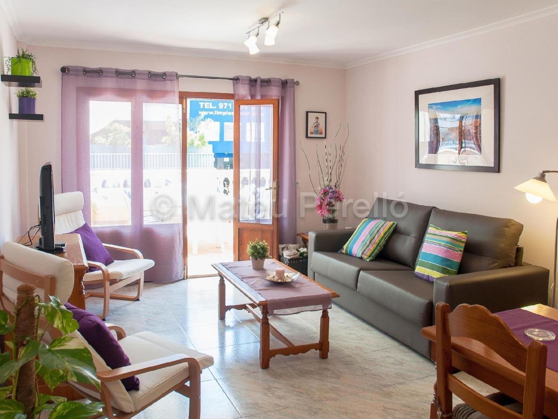 Wohnung In Son Baulo Mit Terrasse, Garten Und Grill Can Picafort  Dış mekan fotoğraf